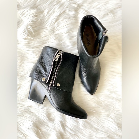 MICHAEL Michael Kors Black Bassey Convertible Boots Size 8 - Picture 4 of 5